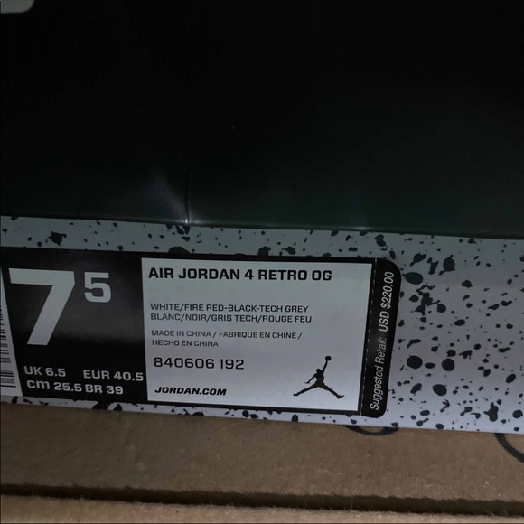 Jordan retro cement 4 2016 - Picture 8 of 10